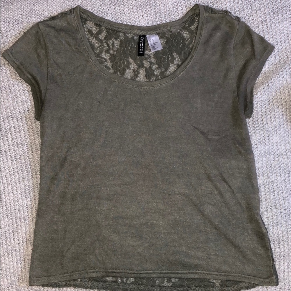 Army green top